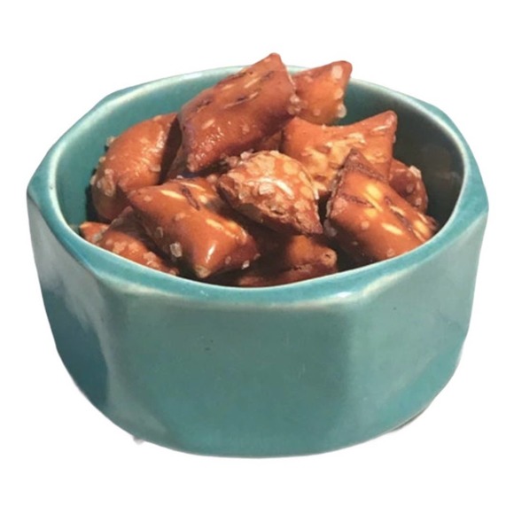 Succulent/Cactus Planter, Salt Cellar, Desk Accessory/ Green with Facetted Sides - Picture 3 of 10